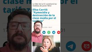 TARIFAZO EN BUENOS AIRES. CRITICAS DE CARRIO