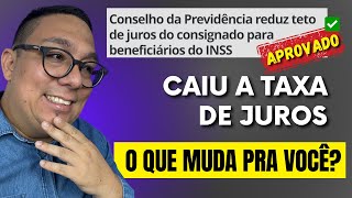 Taxa de juros do consignado cai novamente BPC LOAS e aposentados do INSS o que muda pra você?