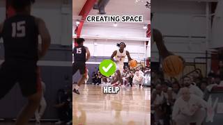 Create Space Off the Dribble #basketball