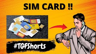 क्या आप Sim Card की फुल फॉर्म जनता है?? 🤔  #tgfshorts #techgodfather 🔥🔥🔥