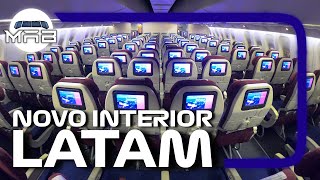 Novo interior da LATAM Airlines