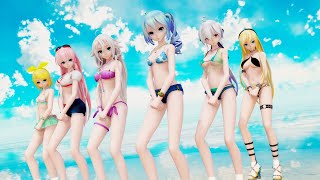 【MMD】EVERGLOW - DUN DUN【Vocaloids Dance Cover】(2 versions) [4K]