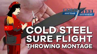 Cold Steel Sure Flight 14in Throwing Knife Throw Montage