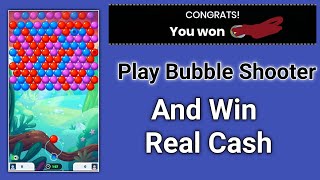 Play Bubble Shooter And Win Real Cash | Game Khelo Paisa Kamao | Real Money App | Earnwithme