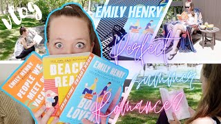 Are Emily Henry Books the Perfect Summer Romances? ✨ 3 romance reading vlog