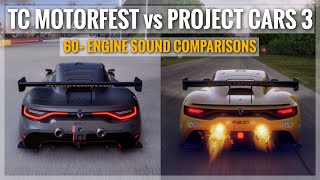 60+ The Crew Motorfest vs Project Cars 3 Car Sounds / Engine Sounds & Graphics Comparison