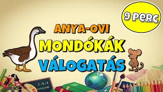 Anyaovi Mondókák válogatás Kicsiknek és Nagyobbaknak 🤗🐌🦆🐓🍎🐁