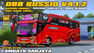 OBB BUSSID V4.1.2 SPESIAL SANJAYA TRANS ALBINO BASURI MODUL DAV NADA VIRAL!