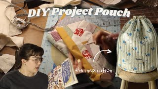 Project Bag Tutorial | DIY Knitting Pouch | Knitting Bag | Quilted Bag DIY