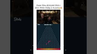 Drake Vs Plinko!!.#stake  #drake #roulette #shorts #short #viral #casino #slots #plinko