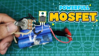 POWERFULL MOSFET!! RANGKAIAN REGULATOR SEDERHANA