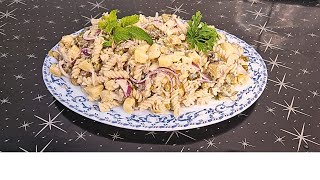 World's Easiest & Most Delicious Macaroni Salad in 8 Minutes; Flavor Explosion in Every Bite