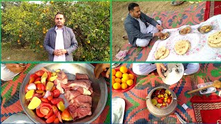 Dum Pukht Recipe at Village | Outdoor Dum Pukht Recipe | Desi Style Dum Pukht Recipe |