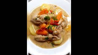 Chicken with coconut milk