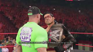 WWE 2K22 - Mon Ascension - Discours de Storm Shadow à John Cena