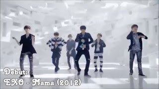 KPOP Boys Group Debut VS Latest Music Video (PART 1)