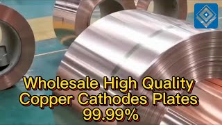 Wholesale High Quality Copper Cathodes Plates 99 99%