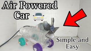 How to make Air powered Car🚘 || Air powered car by plastic bottle and it's Cap || Simple and easy