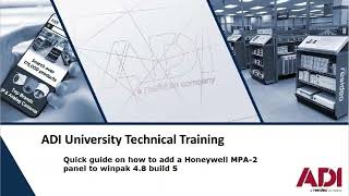 How to add an MPA2C1 MPA1002E-MPS Controller Honeywell Panel to Winpak