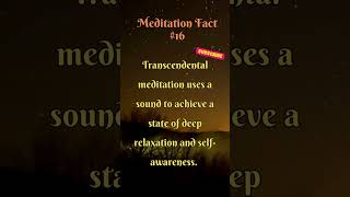 Meditation Fact #16