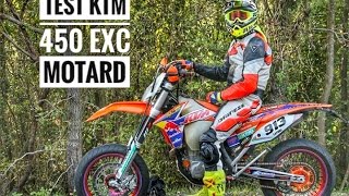 Test KTM 450 EXC MOTARD - MOTO PAZZESCA!!