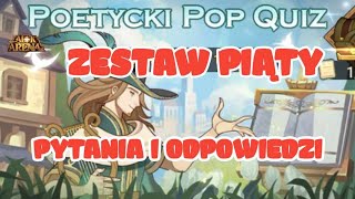 POETYCKI POP QUIZ - DZIEŃ 5 [ODPOWIEDZI] | AFK Arena Polska