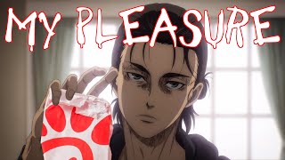 EREN WANTS TO TALK OVER CHICK-FIL-A | ATTACK ON TITAN FINAL SEASON