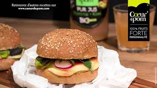 Burger végétarien  - Coeur de Pom - Tuto recette salée