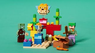 LEGO Minecraft Коралловый риф 21164 🧟🐡🪸 #lego #minecraft #games #recommended #trend #top