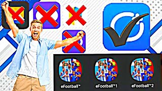 How to use 10 account in efootball mobile | mochi cloner