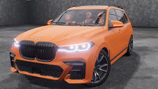 BMW X7 M50i необычный краш-тест с манекенами в BeamNG.drive