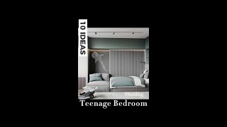 10 STUNING TEENAGE BEDROOM IDEAS