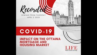 COVID 19 Impact on the Ottawa mortgage and housing market  April 2 2020