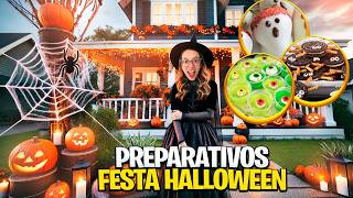 PREPARATIVOS PARA A FESTA DE HALLOWEEN DOS YOUTUBERS