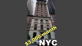 NYC Apartment Tour 2022 | This is what $3,000/month gets you in Midtown Manhattan #shorts