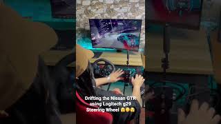 When a girl try to Drift the Nissan GTR #drift #needforspeedheat #logitechg29 #drifting #gaming