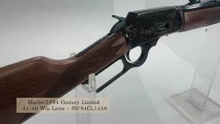 1003 Marlin Model 1894 Century Limited .44-40 Win Rifle Mfg. 1994 [October 18, 2024]