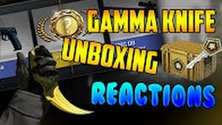 YOUTUBERS UNBOXING GAMMA KNIVES BEST REACTIONS! CS GO Gamma Case Opening