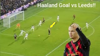 Erling Haaland Goal vs Leeds United ⚽💪