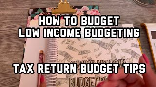 LOW INCOME BUDGET|BEGINNERS BUDGET TIPS LOW INCOME BUDGET