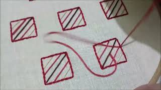 Hand Embroidery pattern, Square shape design, easy for beginners