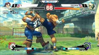 Q (DeeJay, T.Hawk) vs Tiger Shaan (Sagat) - EVO 2015 USF4 Pools - 720p/60fps