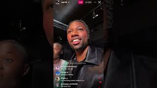 Noah Lyles Prepares for Fashion Show with Junelle Bromfield