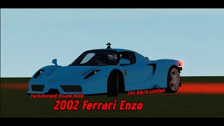 TWINCHARGED 2002 FERRARI ENZO BUILD | UnDU Roblox