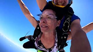 Silvia First Skydive! Tandem Jump from 10000 feet at iJump Gran Canaria