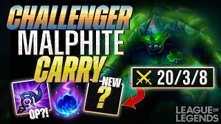 Malphite CARRY vs Yone [MID] - KR Challenger | S13 | Malphite Build High-Elo (League of Legends)