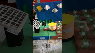 solar power irrigation project model #viral  #shorts