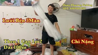 Lưới Bén Then 1 Chì Nặng Đánh Sông Suối