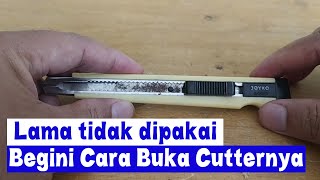 Tutorial Cara Isi Ulang Blade atau Mata Pisau Cutter Kecil A-300 Joyko Kenko