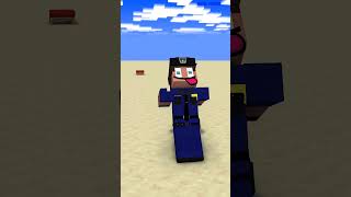 HELP Herobrine vs Vampire vs Police (Bones - Imagine Dragons) #herobrine #bones #minecraft #shorts